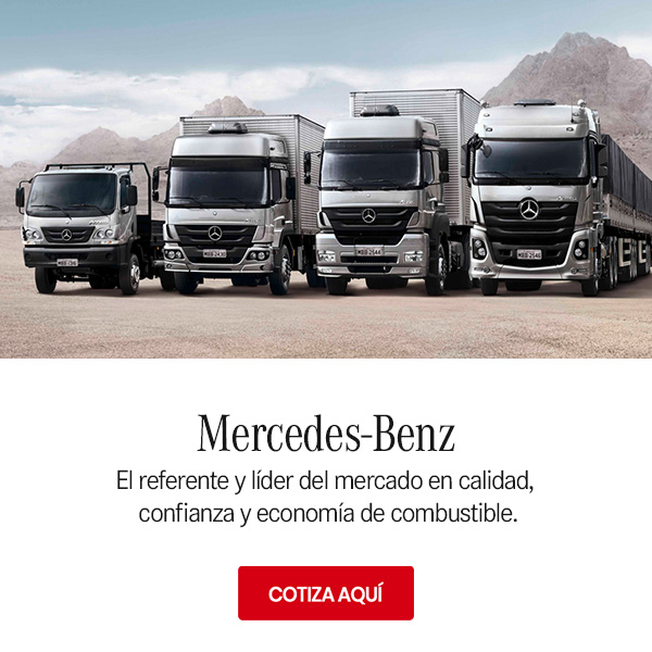 Camiones Mercedes Benz, Cotiza aquí